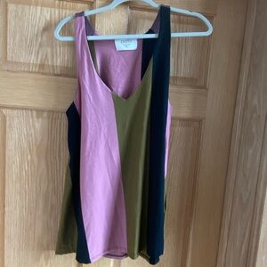 Anthropologie Puella Women's Multicolor Sleeveless Top